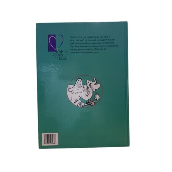 Kohls Cares Dr Seuss Horton Hears A Who 8" Plush Book Set Stuffed Animal - Picture 4 of 9